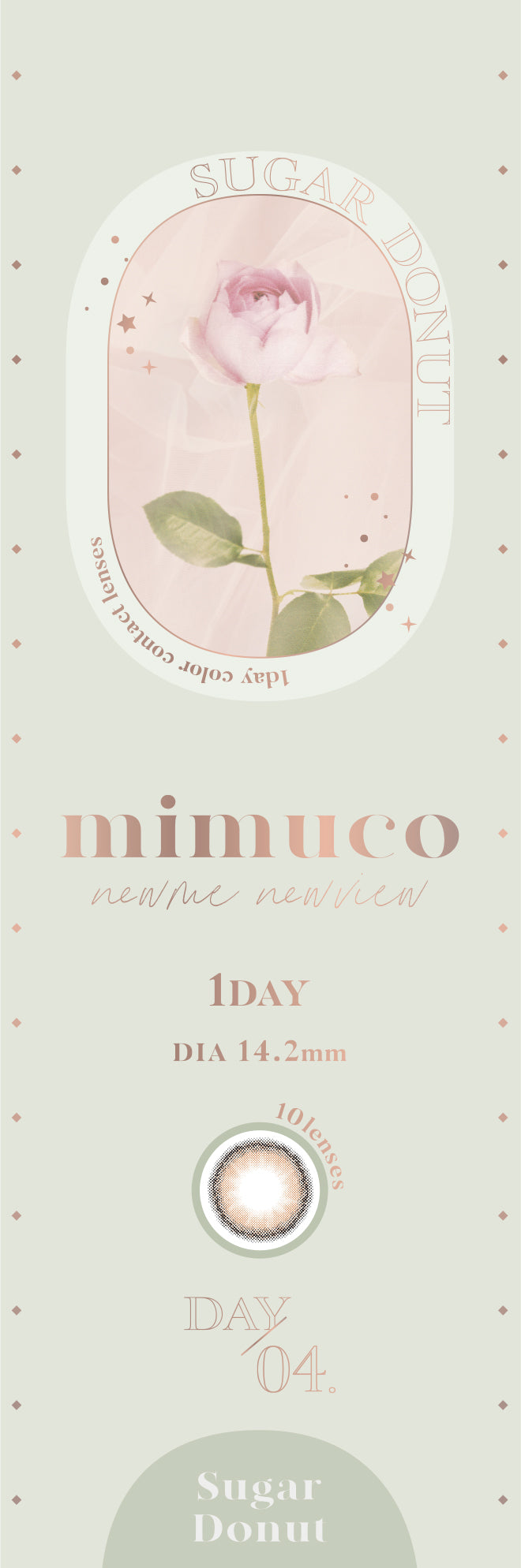 Donuts de açúcar. 1 dia