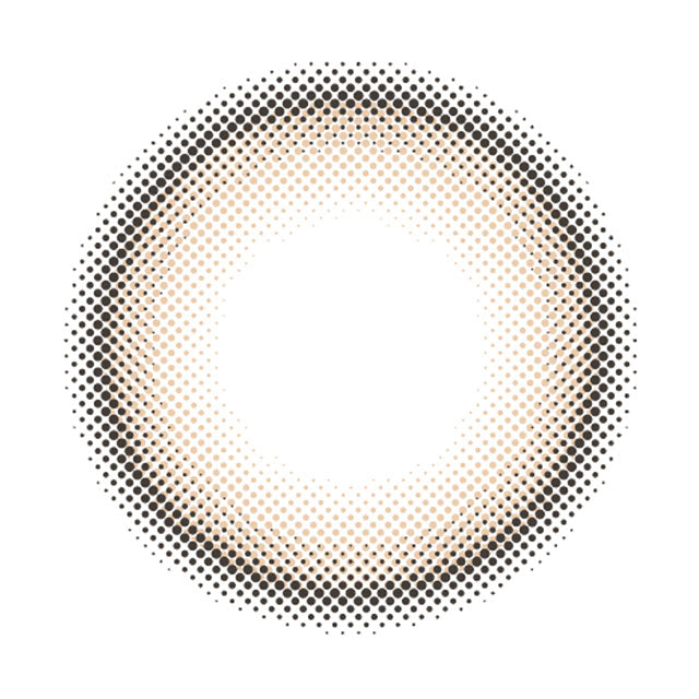 カラーコンタクトレンズ、Viewm 満月パンケーキ | 1dayのレンズ画像