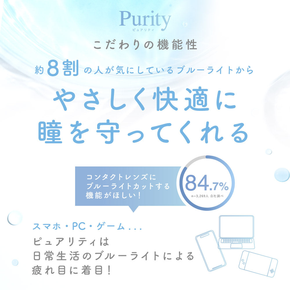 투명 렌즈렌즈 블루라이트 차단렌즈 | 렌즈 1일용