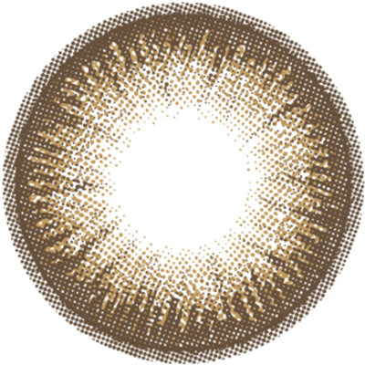 カラーコンタクトレンズ、FLANMY ダークモカ | 1dayのレンズ画像