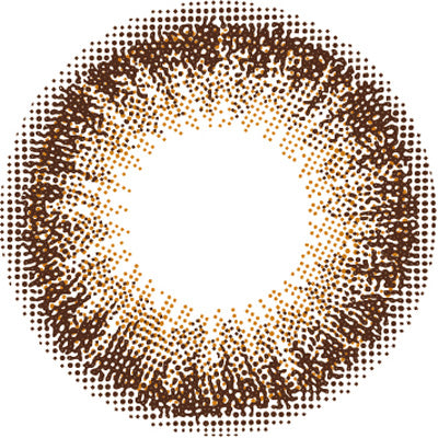カラーコンタクトレンズ、FLANMY チョコタルト | 1dayのレンズ画像