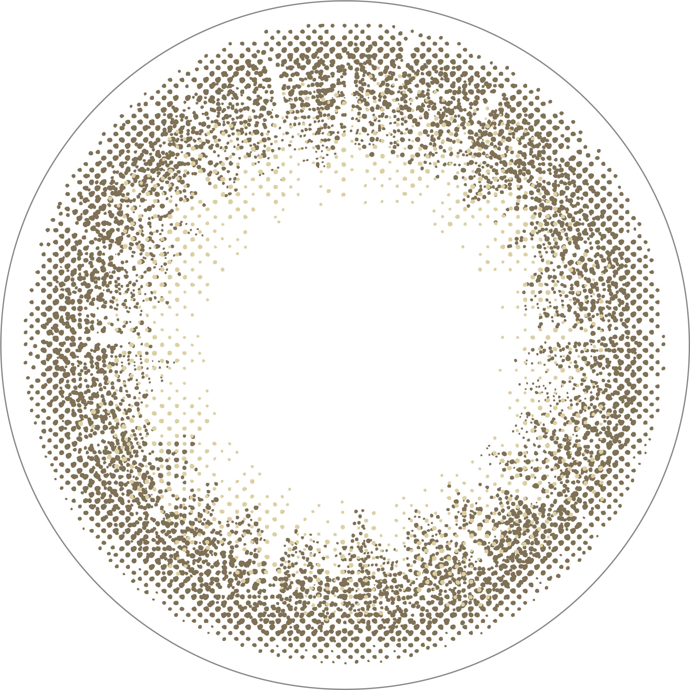 カラーコンタクトレンズ、ramurie カームオリーブ | 1dayのレンズ画像