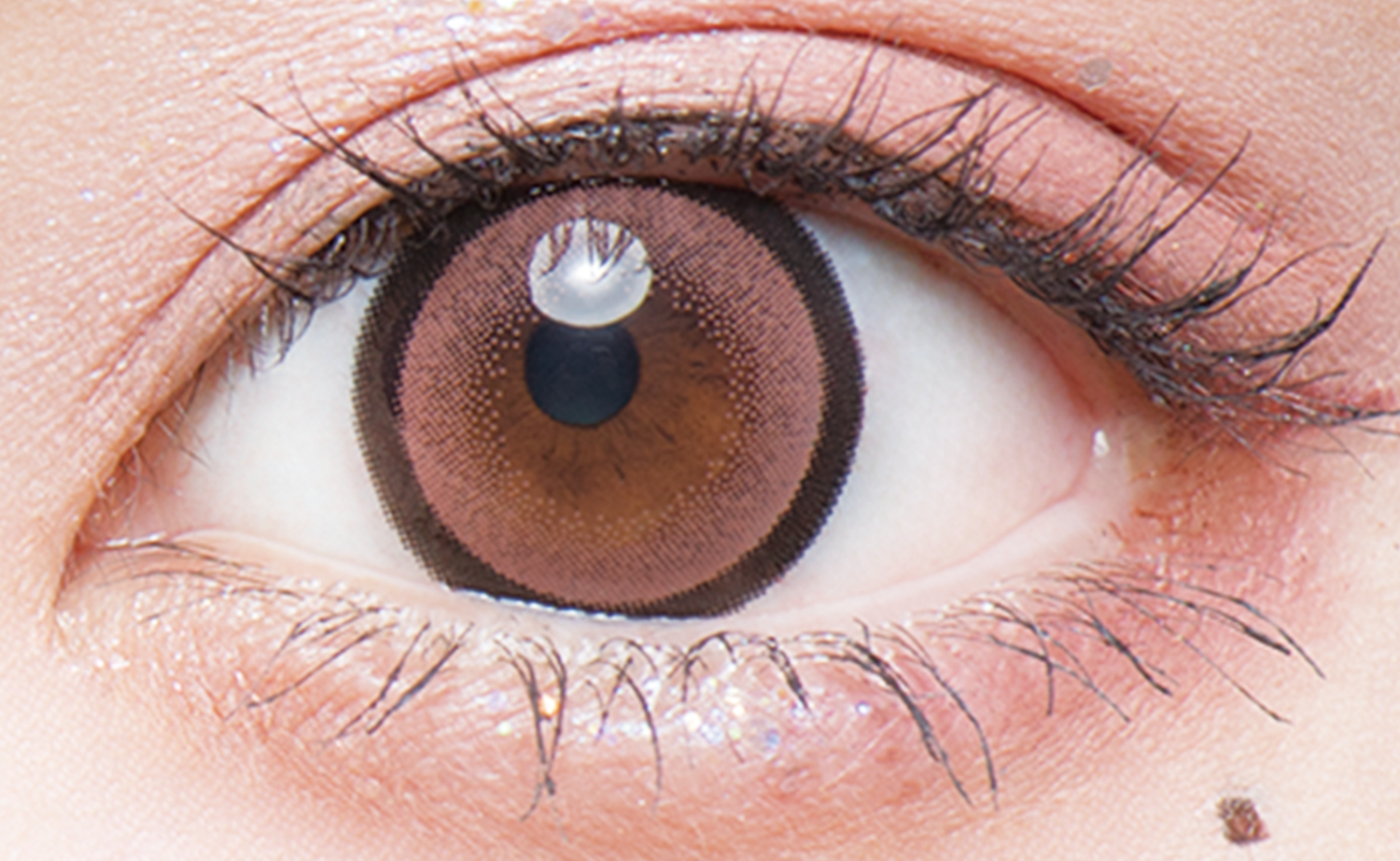 カラーコンタクトレンズ、Flurry by colors リングピンクブラウン | 1dayの追加の参考画像4枚目