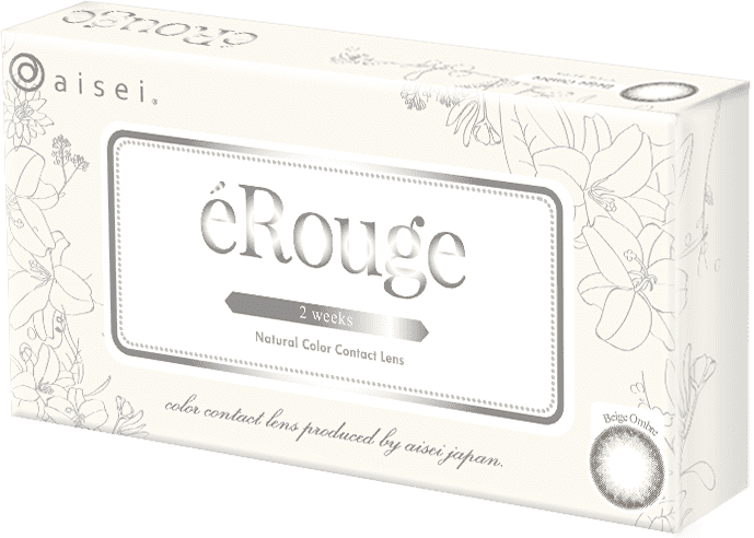 カラーコンタクトレンズ、éRouge ベージュオンブル | 2weekの追加の参考画像5枚目