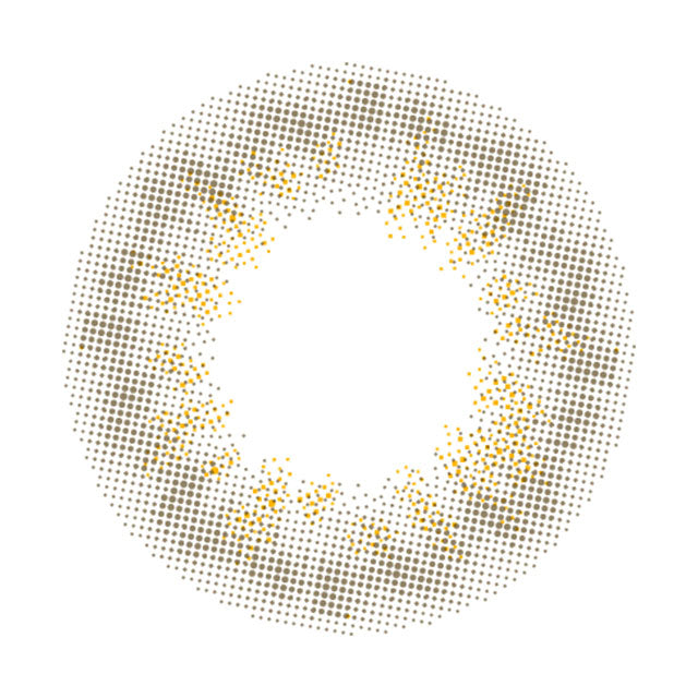 カラーコンタクトレンズ、HARNE カモミール | 1dayのレンズ画像