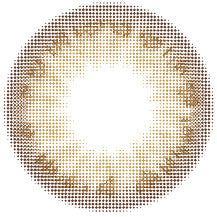 カラーコンタクトレンズ、MOTECON ウルトラメガハニー | 1dayのレンズ画像