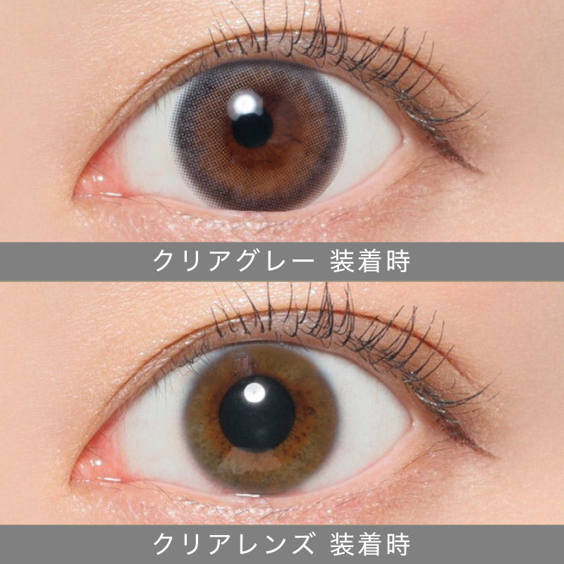 カラーコンタクトレンズ、secret candymagic クリアグレー | 1monthの追加の参考画像4枚目