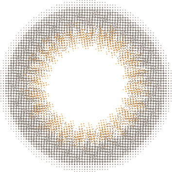 カラーコンタクトレンズ、Victoria ダスティグレー | 1dayのレンズ画像