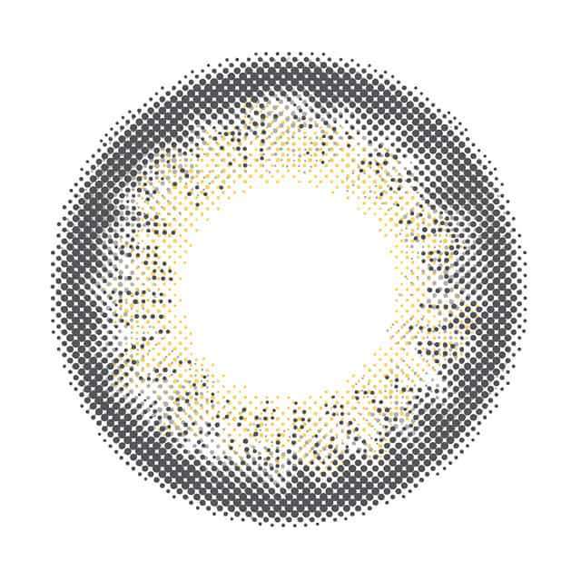 カラーコンタクトレンズ、ReVIA ミストアイリス | 1dayのレンズ画像