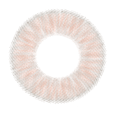 カラーコンタクトレンズ、#CHOUCHOU ミルキーピーチ | 1dayのレンズ画像