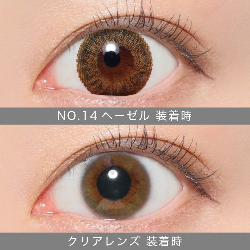 カラーコンタクトレンズ、secret candymagic No.14 ヘーゼル | 1monthの追加の参考画像4枚目