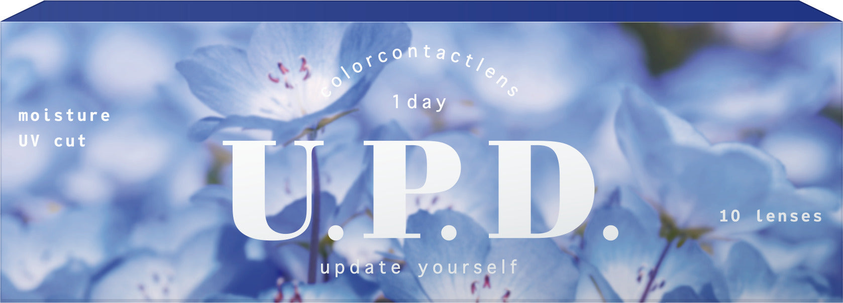 カラーコンタクトレンズ、U.P.D. ホログラムダリア | 1dayの追加の参考画像7枚目