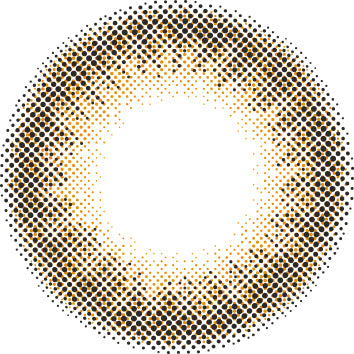 カラーコンタクトレンズ、Victoria ピュアトレンチ | 1dayのレンズ画像