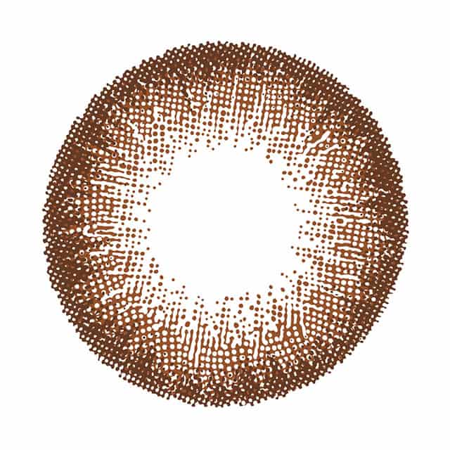 カラーコンタクトレンズ、Victoria セピア | 2weekのレンズ画像