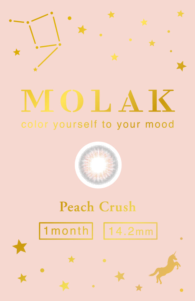 Peach Crash [MOLAK] | 1month Colored Contact Lens - DIA 14.2mm