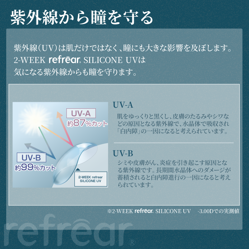 كليرالينز 2week ريفريا سيليكون UV [Refrear] | 2week 
