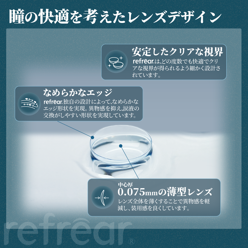 كليرالينز 1day ريفرير سيليكون UV ترطيب مزدوج [Refrear] | 1day 