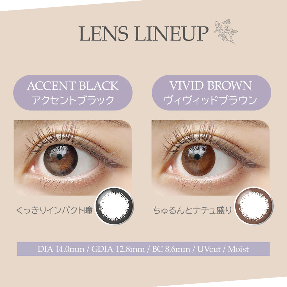 ヴィヴィッドブラウン [ANGEL EYES] | 1day