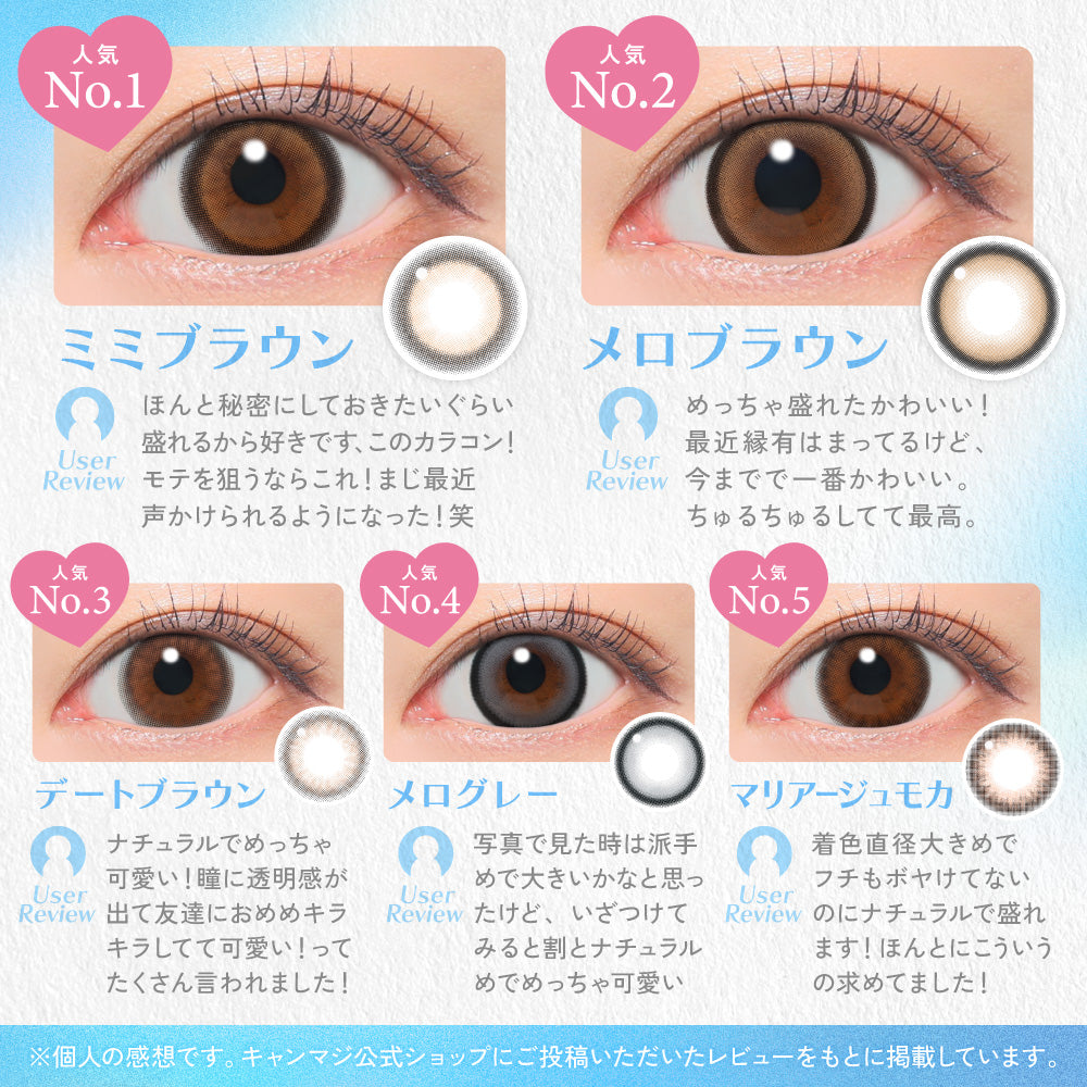 シェリーグレージュ [candymagic] | 1dayカラコン - DIA 14.5mm | Push
