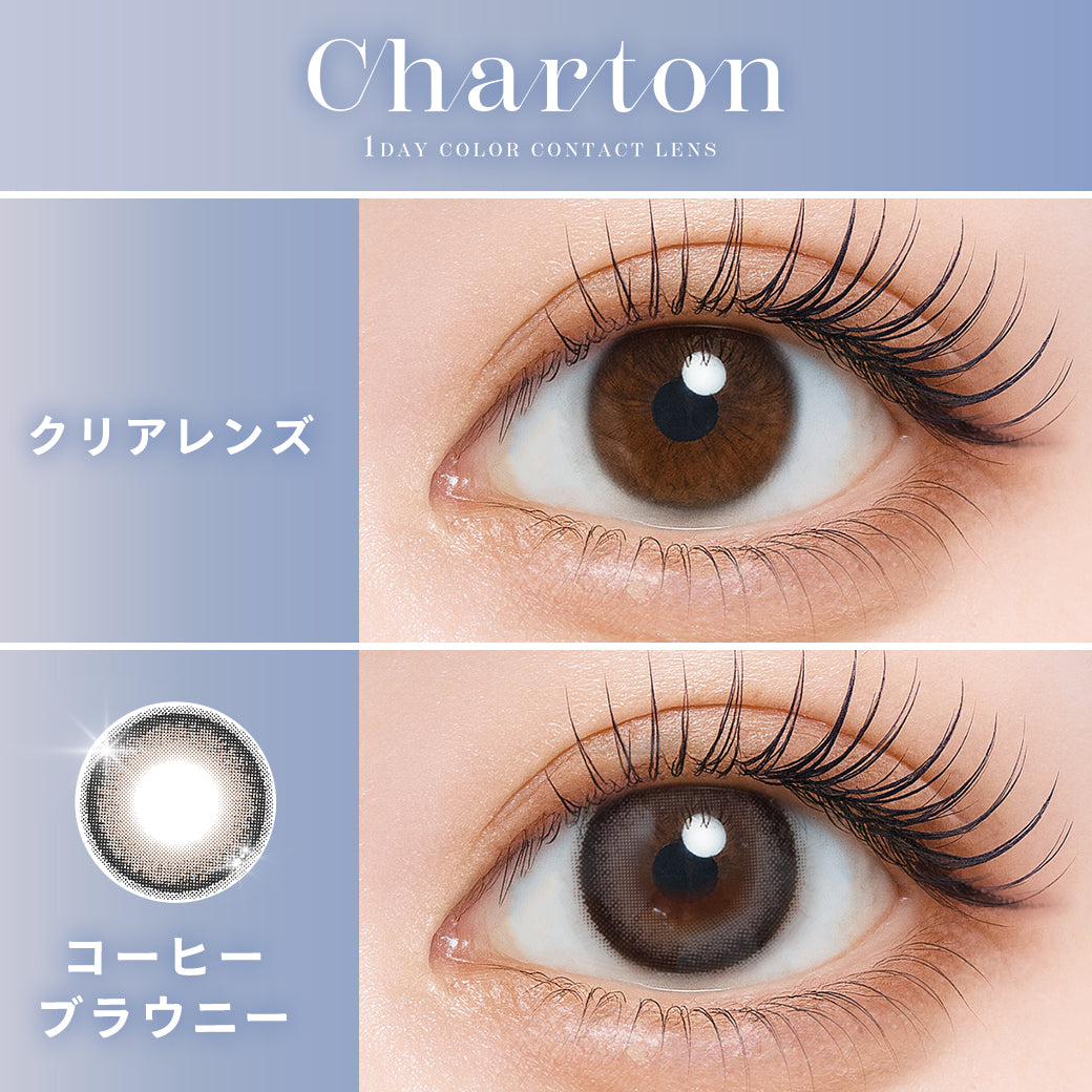 コーヒーブラウニー [Charton] | 1dayカラコン - DIA 14.5mm | Push!Color
