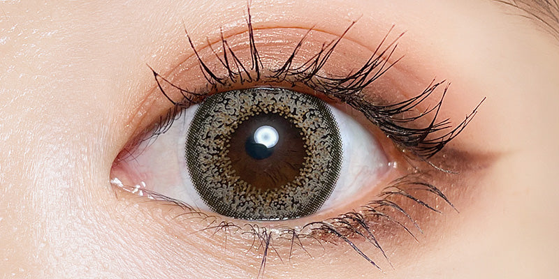 Glitzernde Augen 1Tag | 1Tag 10 Linsen<br>Asche.Braun