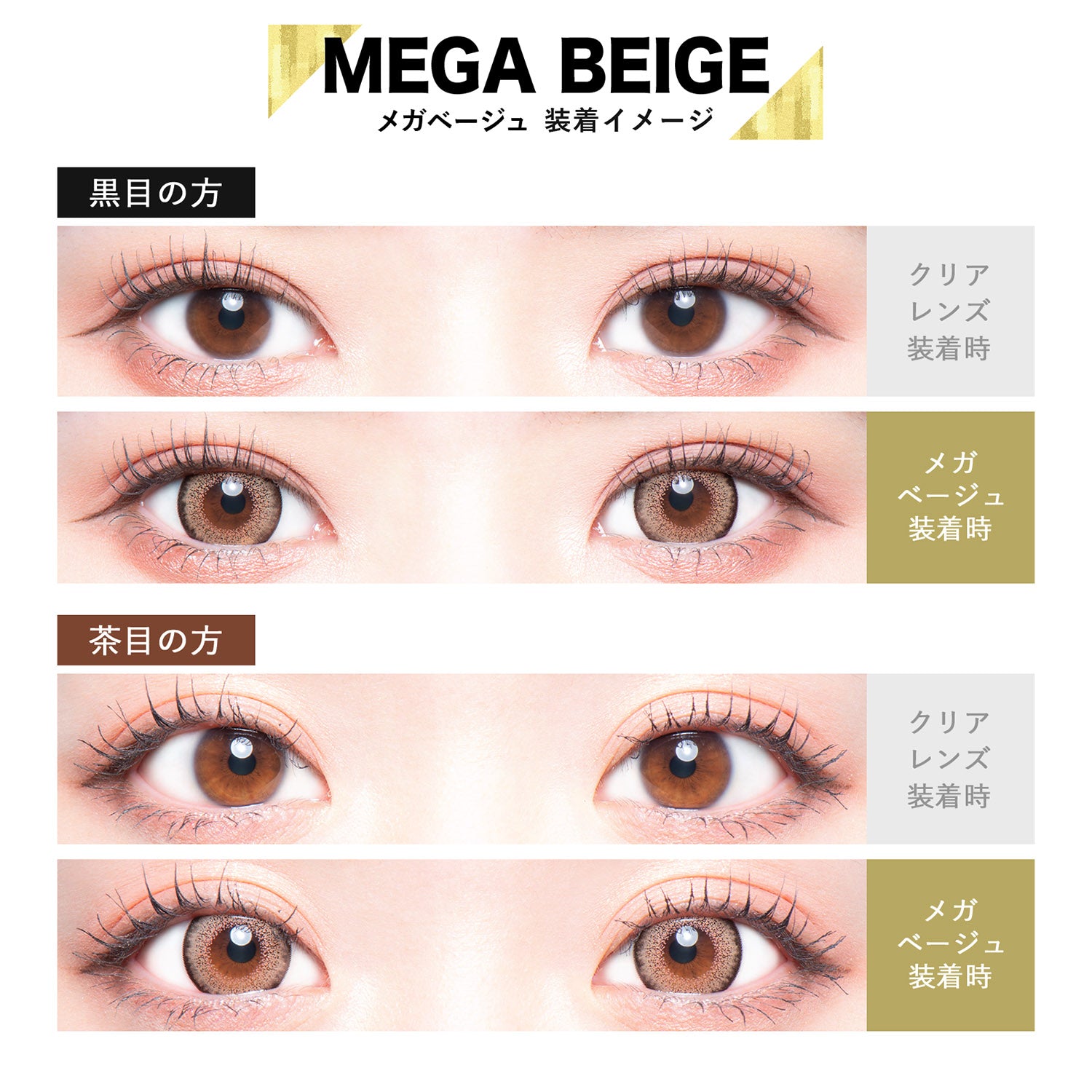 Mega Beige |。 月抛