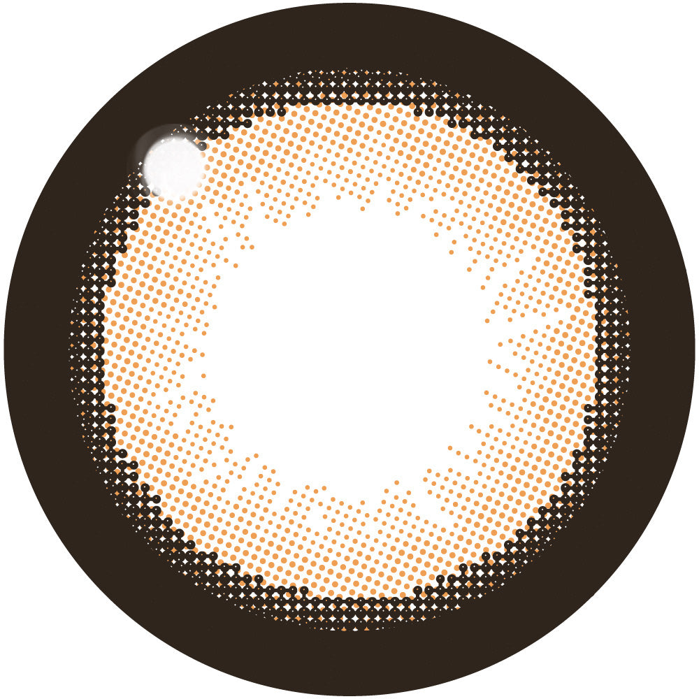 テュアラティン 英語 1st シークレット 3枚 No.3 Brown [secret candymagic] | 1day Colored Contact Lens - DIA