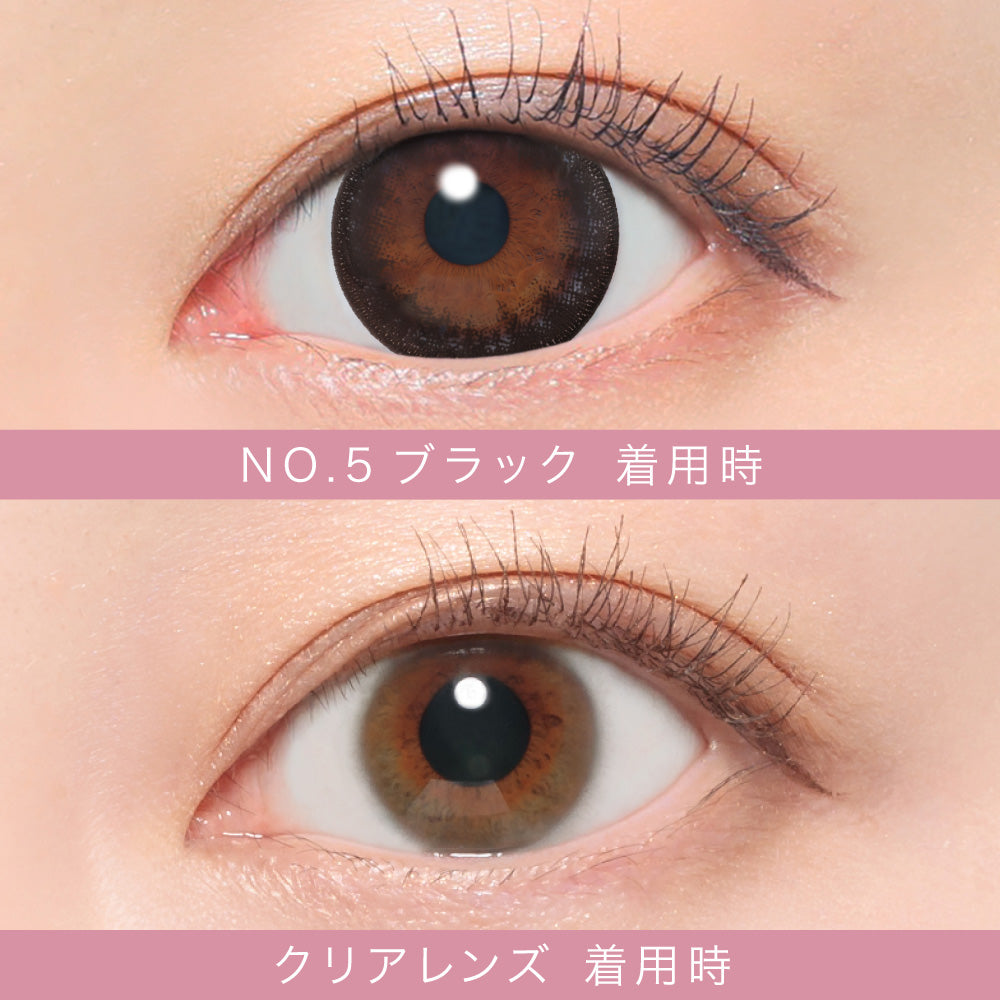 No.5 Black Toric Lens (AXIS 180°/CYL -1.75D&-2.25D) [secret candymagic] | 1day 