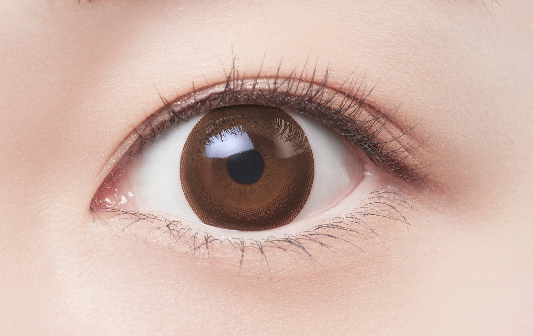 Reichhaltiges Make-up (Braun） | 1Tag