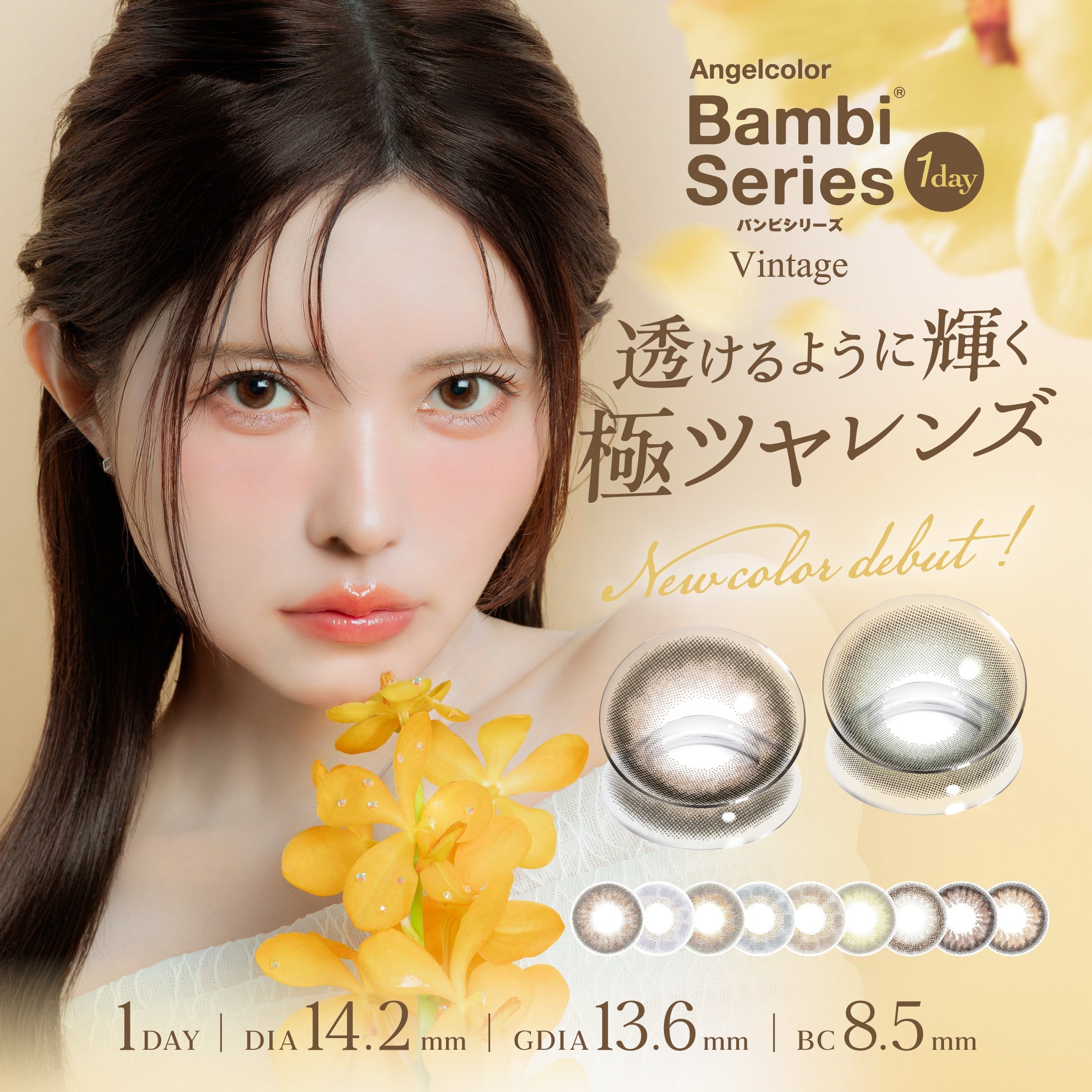 ナチュラルブラウン [Bambi Series] [Bambi Series] | 1dayカラコン