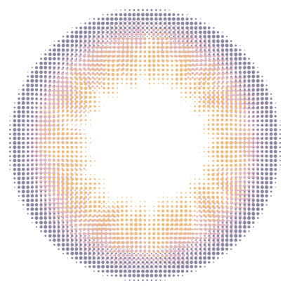 カラーコンタクトレンズ、MOTECON 超ピンクラベンダー | 1monthのレンズ画像