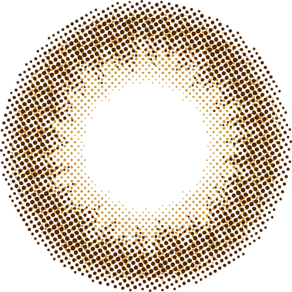 カラーコンタクトレンズ、TOPARDS デートトパーズ トーリックレンズ | CYL(-1.25)/AXIS(180°) | 1dayのレンズ画像